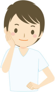 納得している